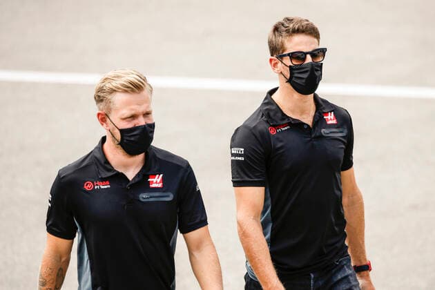 Motorsports: FIA Formula One World Championship, WM, Weltmeisterschaft 2020, Grand Prix of Spain, 20 Kevin Magnussen (DEN, Haas F1 Team), 8 Romain Grosjean (FRA, Haas F1 Team), Barcelona Spain