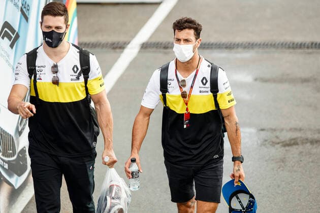 Motorsports: FIA Formula One World Championship, WM, Weltmeisterschaft 2020, Grand Prix of Spain, 3 Daniel Ricciardo (AUS, Renault DP World F1 Team), Barcelona Spain