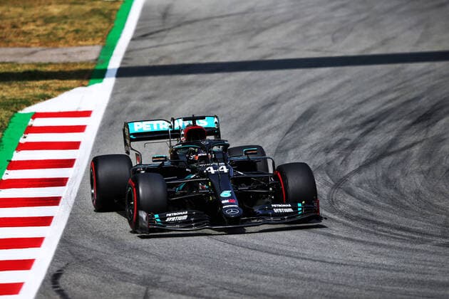 Motorsports: FIA Formula One World Championship, WM, Weltmeisterschaft 2020, Grand Prix of Spain Motorsports: FIA Formula One World Championship 2020, Grand Prix of Spain, 44 Lewis Hamilton (GBR, Mercedes-AMG Petronas Formula One Team),