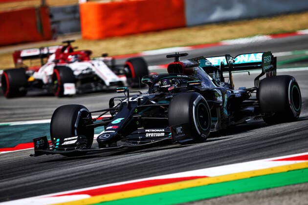Motorsports: FIA Formula One World Championship, WM, Weltmeisterschaft 2020, Grand Prix of Spain Motorsports: FIA Formula One World Championship 2020, Grand Prix of Spain, 44 Lewis Hamilton (GBR, Mercedes-AMG Petronas Formula One Team),