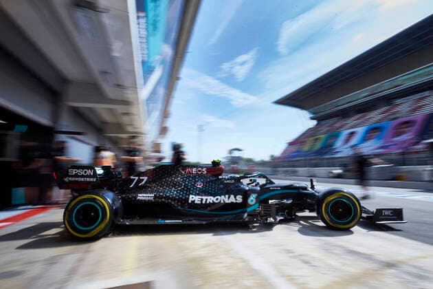 Motorsports: FIA Formula One World Championship, WM, Weltmeisterschaft 2020, Grand Prix of Spain Motorsports: FIA Formula One World Championship 2020, Grand Prix of Spain, 77 Valtteri Bottas (FIN, Mercedes-AMG Petronas Formula One Team),