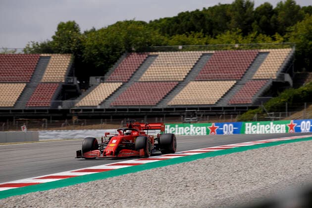 Motorsports: FIA Formula One World Championship, WM, Weltmeisterschaft 2020, Grand Prix of Spain, 5 Sebastian Vettel (GER, Scuderia Ferrari Mission Winnow), Barcelona Spain