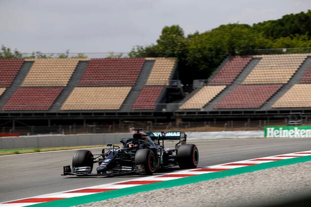 Motorsports: FIA Formula One World Championship, WM, Weltmeisterschaft 2020, Grand Prix of Spain, 44 Lewis Hamilton (GBR, Mercedes-AMG Petronas Formula One Team), Barcelona Spain