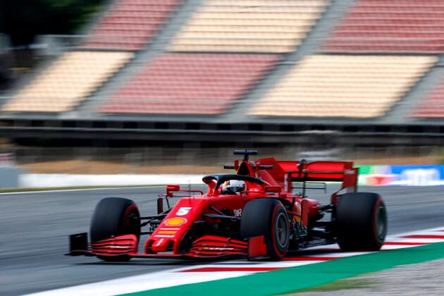 Motorsports: FIA Formula One World Championship, WM, Weltmeisterschaft 2020, Grand Prix of Spain, 5 Sebastian Vettel (GER, Scuderia Ferrari Mission Winnow), Barcelona Spain