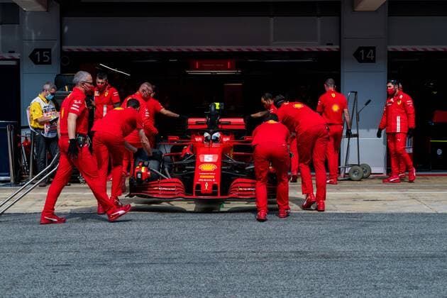Motorsports: FIA Formula One World Championship, WM, Weltmeisterschaft 2020, Grand Prix of Spain Motorsports: FIA Formula One World Championship 2020, Grand Prix of Spain, 5 Sebastian Vettel (GER, Scuderia Ferrari Mission Winnow),