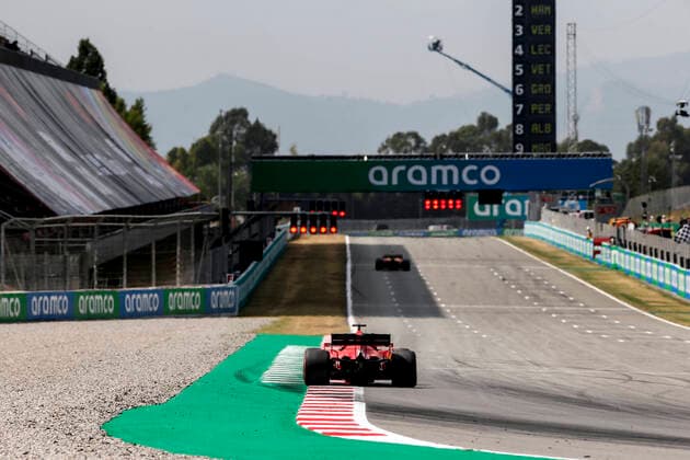 Motorsports: FIA Formula One World Championship, WM, Weltmeisterschaft 2020, Grand Prix of Spain, 5 Sebastian Vettel (GER, Scuderia Ferrari Mission Winnow), Barcelona Spain