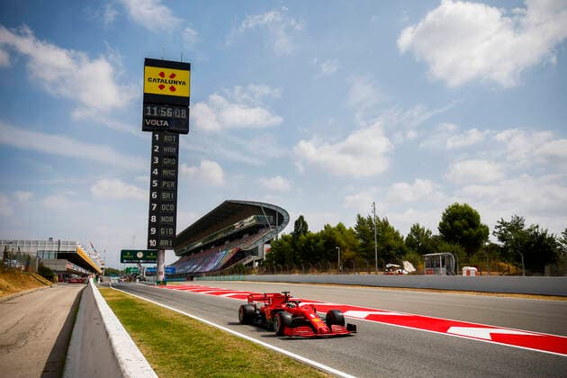 Motorsports: FIA Formula One World Championship, WM, Weltmeisterschaft 2020, Grand Prix of Spain Motorsports: FIA Formula One World Championship 2020, Grand Prix of Spain, 5 Sebastian Vettel (GER, Scuderia Ferrari Mission Winnow),