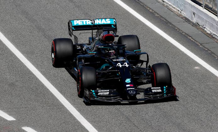 Motorsports: FIA Formula One World Championship, WM, Weltmeisterschaft 2020, Grand Prix of Spain, 44 Lewis Hamilton (GBR, Mercedes-AMG Petronas Formula One Team), Barcelona Spain