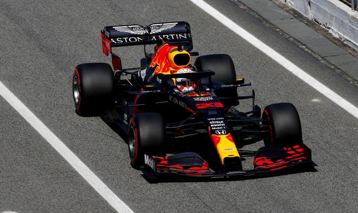 Motorsports: FIA Formula One World Championship, WM, Weltmeisterschaft 2020, Grand Prix of Spain, 33 Max Verstappen (NLD, Aston Martin Red Bull Racing), Barcelona Spain