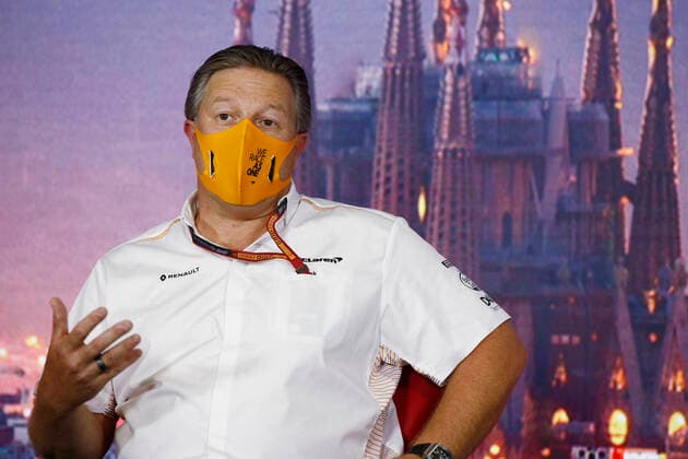 Motorsports: FIA Formula One World Championship, WM, Weltmeisterschaft 2020, Grand Prix of Spain Motorsports: FIA Formula One World Championship 2020, Grand Prix of Spain, Zak Brown (USA, McLaren F1 Team),