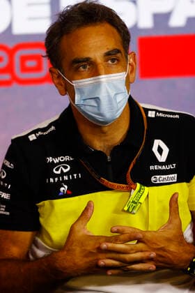 Motorsports: FIA Formula One World Championship, WM, Weltmeisterschaft 2020, Grand Prix of Spain Motorsports: FIA Formula One World Championship 2020, Grand Prix of Spain, Cyril Abiteboul (FRA, Renault DP World F1 Team),