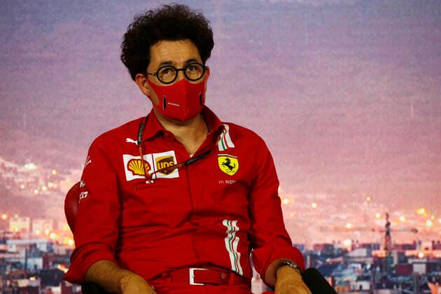 Sport Bilder des Tages Motorsports: FIA Formula One World Championship, WM, Weltmeisterschaft 2020, Grand Prix of Spain Motorsports: FIA Formula One World Championship 2020, Grand Prix of Spain, Mattia Binotto (ITA, Scuderia Ferrari Mission Winnow),