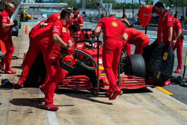 Motorsports: FIA Formula One World Championship, WM, Weltmeisterschaft 2020, Grand Prix of Spain Motorsports: FIA Formula One World Championship 2020, Grand Prix of Spain, 5 Sebastian Vettel (GER, Scuderia Ferrari Mission Winnow),