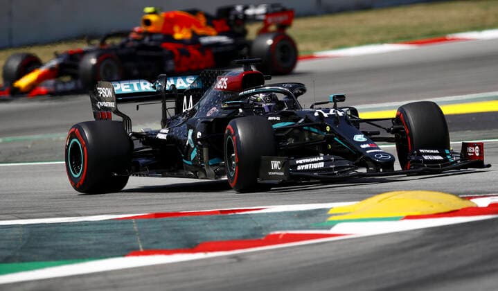 Motorsports: FIA Formula One World Championship, WM, Weltmeisterschaft 2020, Grand Prix of Spain Motorsports: FIA Formula One World Championship 2020, Grand Prix of Spain, 44 Lewis Hamilton (GBR, Mercedes-AMG Petronas Formula One Team),