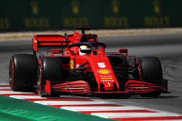 Motorsports: FIA Formula One World Championship, WM, Weltmeisterschaft 2020, Grand Prix of Spain Motorsports: FIA Formula One World Championship 2020, Grand Prix of Spain, 5 Sebastian Vettel (GER, Scuderia Ferrari Mission Winnow),