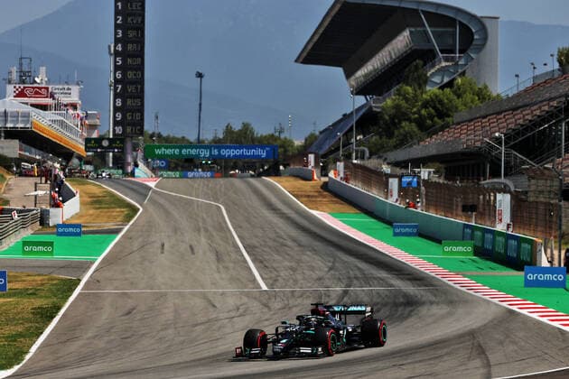 Motorsports: FIA Formula One World Championship, WM, Weltmeisterschaft 2020, Grand Prix of Spain Motorsports: FIA Formula One World Championship 2020, Grand Prix of Spain, 44 Lewis Hamilton (GBR, Mercedes-AMG Petronas Formula One Team),