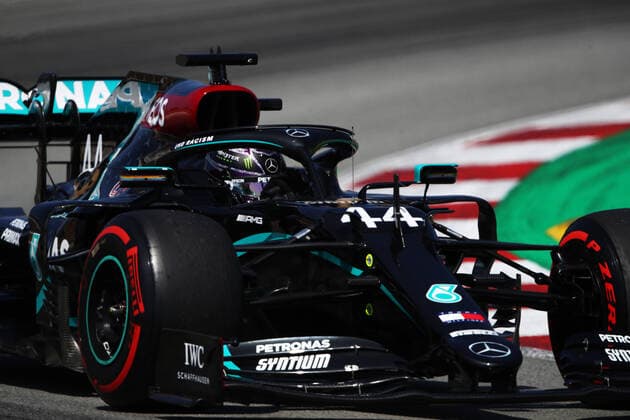 Motorsports: FIA Formula One World Championship, WM, Weltmeisterschaft 2020, Grand Prix of Spain Motorsports: FIA Formula One World Championship 2020, Grand Prix of Spain, 44 Lewis Hamilton (GBR, Mercedes-AMG Petronas Formula One Team),