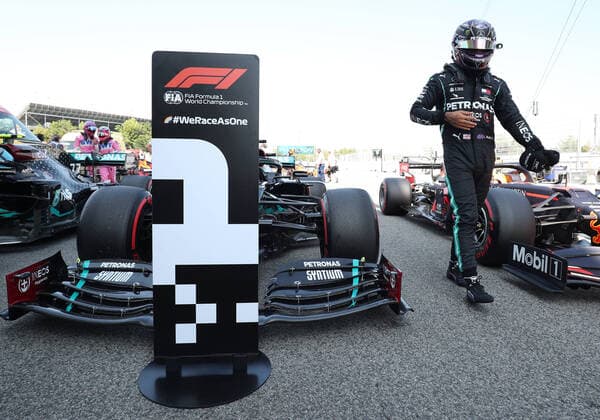 Motorsports: FIA Formula One World Championship, WM, Weltmeisterschaft 2020, Grand Prix of Spain Motorsports: FIA Formula One World Championship 2020, Grand Prix of Spain, 44 Lewis Hamilton (GBR, Mercedes-AMG Petronas Formula One Team),