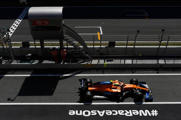 Motorsports: FIA Formula One World Championship, WM, Weltmeisterschaft 2020, Grand Prix of Spain Motorsports: FIA Formula One World Championship 2020, Grand Prix of Spain, 4 Lando Norris (GBR, McLaren F1 Team),