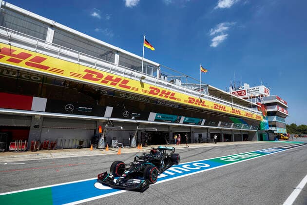 Motorsports: FIA Formula One World Championship, WM, Weltmeisterschaft 2020, Grand Prix of Spain Motorsports: FIA Formula One World Championship 2020, Grand Prix of Spain, 44 Lewis Hamilton (GBR, Mercedes-AMG Petronas Formula One Team),