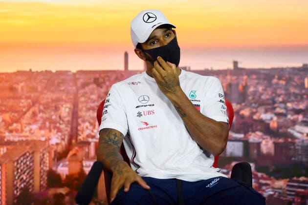 Motorsports: FIA Formula One World Championship, WM, Weltmeisterschaft 2020, Grand Prix of Spain Motorsports: FIA Formula One World Championship 2020, Grand Prix of Spain, 44 Lewis Hamilton (GBR, Mercedes-AMG Petronas Formula One Team),