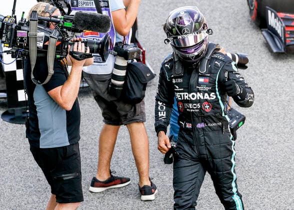 Motorsports: FIA Formula One World Championship, WM, Weltmeisterschaft 2020, Grand Prix of Spain, 44 Lewis Hamilton (GBR, Mercedes-AMG Petronas Formula One Team), Barcelona Spain