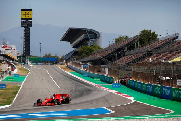 Motorsports: FIA Formula One World Championship, WM, Weltmeisterschaft 2020, Grand Prix of Spain, 5 Sebastian Vettel (GER, Scuderia Ferrari Mission Winnow), Barcelona Spain