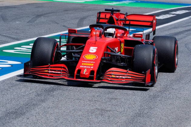Motorsports: FIA Formula One World Championship, WM, Weltmeisterschaft 2020, Grand Prix of Spain Motorsports: FIA Formula One World Championship 2020, Grand Prix of Spain, 5 Sebastian Vettel (GER, Scuderia Ferrari Mission Winnow),
