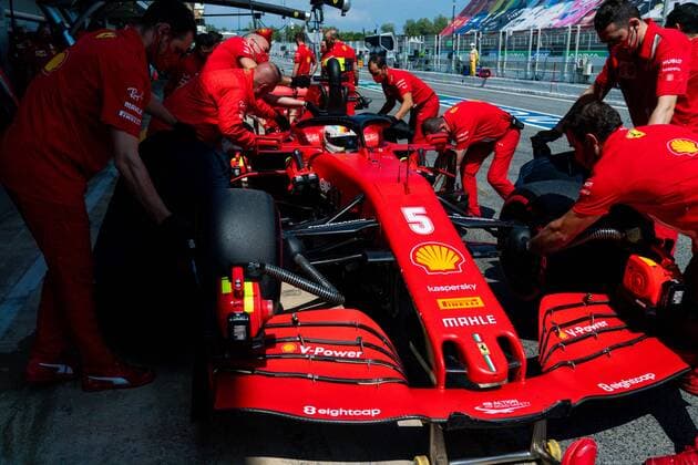 Motorsports: FIA Formula One World Championship, WM, Weltmeisterschaft 2020, Grand Prix of Spain Motorsports: FIA Formula One World Championship 2020, Grand Prix of Spain, 5 Sebastian Vettel (GER, Scuderia Ferrari Mission Winnow),