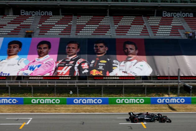 Motorsports: FIA Formula One World Championship, WM, Weltmeisterschaft 2020, Grand Prix of Spain, 44 Lewis Hamilton (GBR, Mercedes-AMG Petronas Formula One Team), Barcelona Spain