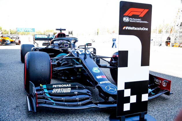 Motorsports: FIA Formula One World Championship, WM, Weltmeisterschaft 2020, Grand Prix of Spain, 44 Lewis Hamilton (GBR, Mercedes-AMG Petronas Formula One Team), Barcelona Spain