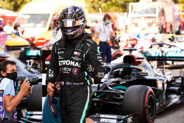 Motorsports: FIA Formula One World Championship, WM, Weltmeisterschaft 2020, Grand Prix of Spain Motorsports: FIA Formula One World Championship 2020, Grand Prix of Spain, 44 Lewis Hamilton (GBR, Mercedes-AMG Petronas Formula One Team),