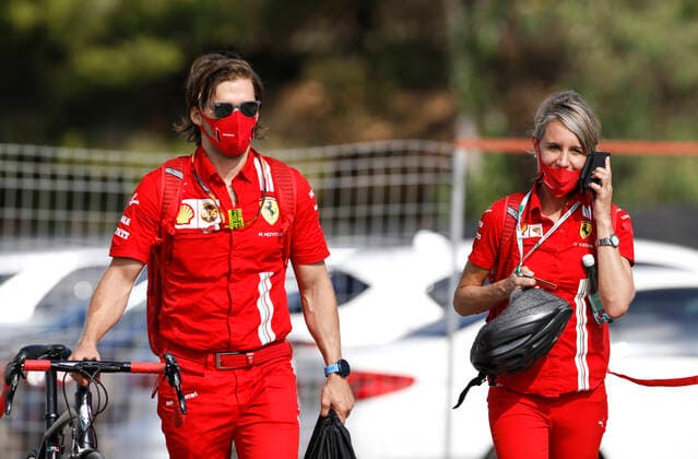 Motorsports: FIA Formula One World Championship, WM, Weltmeisterschaft 2020, Grand Prix of Spain, Britta Roeske (GER, Scuderia Ferrari Mission Winnow), Barcelona Spain