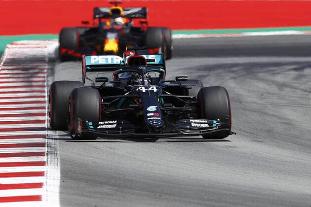 Sport Bilder des Tages Motorsports: FIA Formula One World Championship, WM, Weltmeisterschaft 2020, Grand Prix of Spain Motorsports: FIA Formula One World Championship 2020, Grand Prix of Spain, 44 Lewis Hamilton (GBR, Mercedes-AMG Petronas Formula One Team),