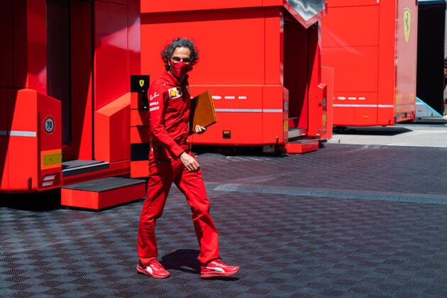 Motorsports: FIA Formula One World Championship, WM, Weltmeisterschaft 2020, Grand Prix of Spain Motorsports: FIA Formula One World Championship 2020, Grand Prix of Spain, Laurent Mekies (FRA, Scuderia Ferrari Mission Winnow),