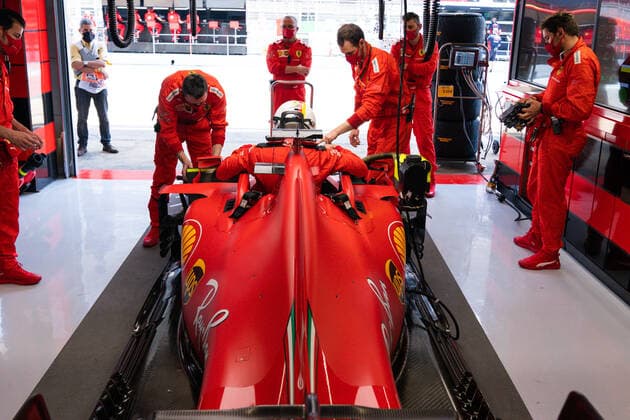Motorsports: FIA Formula One World Championship, WM, Weltmeisterschaft 2020, Grand Prix of Spain Motorsports: FIA Formula One World Championship 2020, Grand Prix of Spain, 5 Sebastian Vettel (GER, Scuderia Ferrari Mission Winnow),