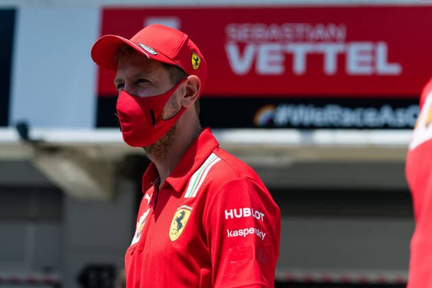 Sport Bilder des Tages Motorsports: FIA Formula One World Championship, WM, Weltmeisterschaft 2020, Grand Prix of Spain Motorsports: FIA Formula One World Championship 2020, Grand Prix of Spain, 5 Sebastian Vettel (GER, Scuderia Ferrari Mission Winnow),