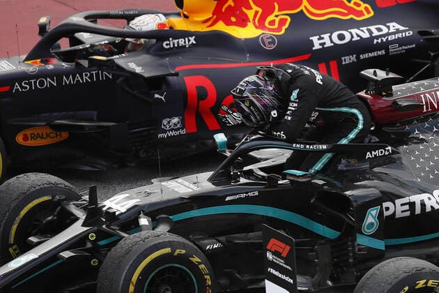 Motorsports: FIA Formula One World Championship, WM, Weltmeisterschaft 2020, Grand Prix of Spain Motorsports: FIA Formula One World Championship 2020, Grand Prix of Spain, 44 Lewis Hamilton (GBR, Mercedes-AMG Petronas Formula One Team),