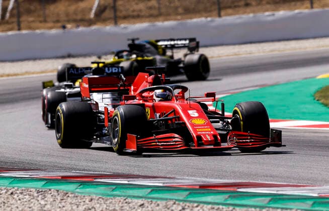 Motorsports: FIA Formula One World Championship, WM, Weltmeisterschaft 2020, Grand Prix of Spain, 5 Sebastian Vettel (GER, Scuderia Ferrari Mission Winnow), Barcelona Spain
