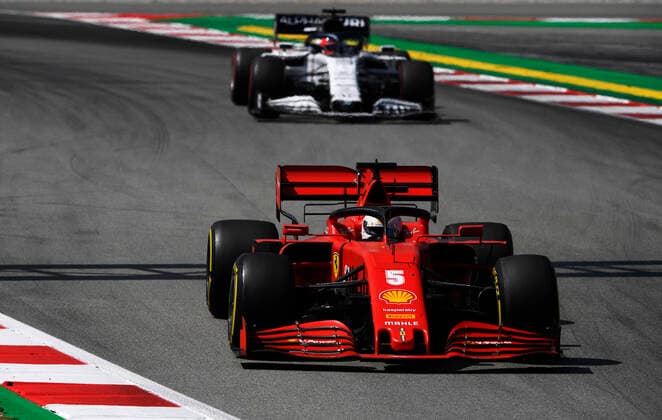 Motorsports: FIA Formula One World Championship, WM, Weltmeisterschaft 2020, Grand Prix of Spain Motorsports: FIA Formula One World Championship 2020, Grand Prix of Spain, 5 Sebastian Vettel (GER, Scuderia Ferrari Mission Winnow),