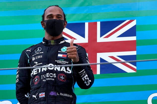 Motorsports: FIA Formula One World Championship, WM, Weltmeisterschaft 2020, Grand Prix of Spain Motorsports: FIA Formula One World Championship 2020, Grand Prix of Spain, 44 Lewis Hamilton (GBR, Mercedes-AMG Petronas Formula One Team),