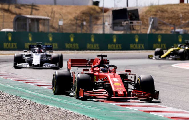 Motorsports: FIA Formula One World Championship, WM, Weltmeisterschaft 2020, Grand Prix of Spain, 5 Sebastian Vettel (GER, Scuderia Ferrari Mission Winnow), Barcelona Spain