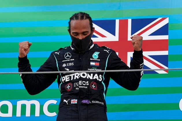 Motorsports: FIA Formula One World Championship, WM, Weltmeisterschaft 2020, Grand Prix of Spain Motorsports: FIA Formula One World Championship 2020, Grand Prix of Spain, 44 Lewis Hamilton (GBR, Mercedes-AMG Petronas Formula One Team),
