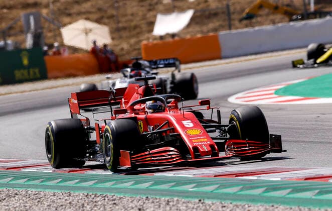 Motorsports: FIA Formula One World Championship, WM, Weltmeisterschaft 2020, Grand Prix of Spain, 5 Sebastian Vettel (GER, Scuderia Ferrari Mission Winnow), Barcelona Spain