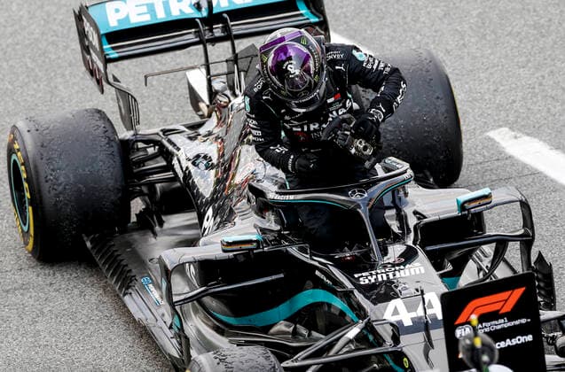 Motorsports: FIA Formula One World Championship, WM, Weltmeisterschaft 2020, Grand Prix of Spain, 44 Lewis Hamilton (GBR, Mercedes-AMG Petronas Formula One Team), Barcelona Spain