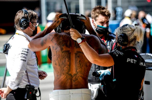 Sport Bilder des Tages Motorsports: FIA Formula One World Championship, WM, Weltmeisterschaft 2020, Grand Prix of Spain, 44 Lewis Hamilton (GBR, Mercedes-AMG Petronas Formula One Team), Barcelona Spain