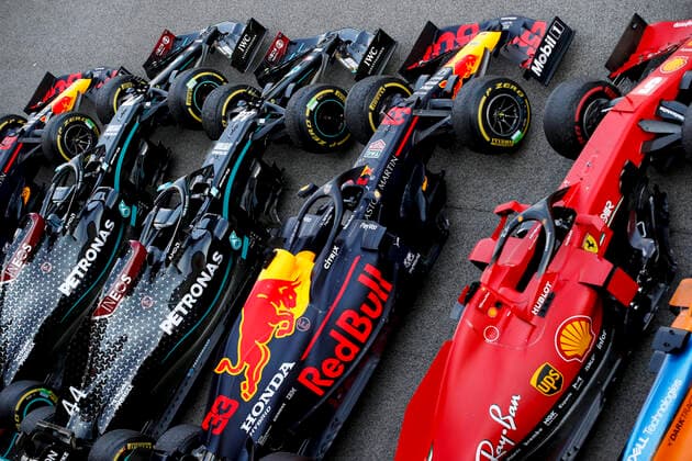 Motorsports: FIA Formula One World Championship, WM, Weltmeisterschaft 2020, Grand Prix of Spain, Parc ferme Barcelona Spain