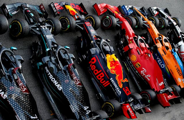 Motorsports: FIA Formula One World Championship, WM, Weltmeisterschaft 2020, Grand Prix of Spain, Parc ferme Barcelona Spain