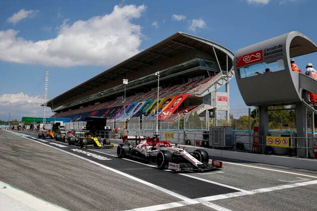 Motorsports: FIA Formula One World Championship, WM, Weltmeisterschaft 2020, Grand Prix of Spain, 7 Kimi Raikkonen (FIN, Alfa Romeo Racing ORLEN), Barcelona Spain