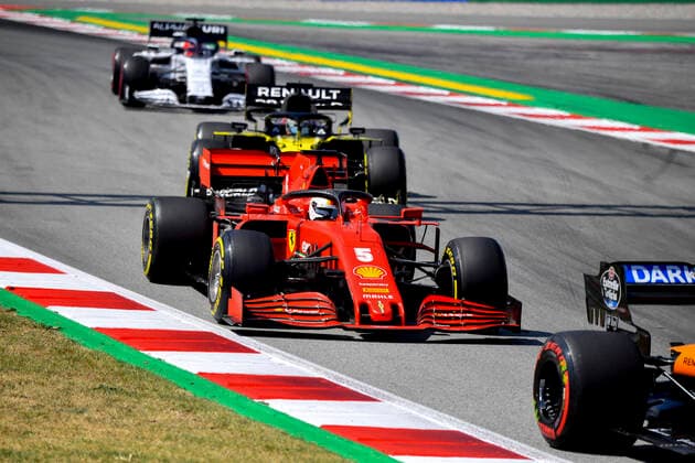 Motorsports: FIA Formula One World Championship, WM, Weltmeisterschaft 2020, Grand Prix of Spain, 5 Sebastian Vettel (GER, Scuderia Ferrari Mission Winnow), Barcelona Spain